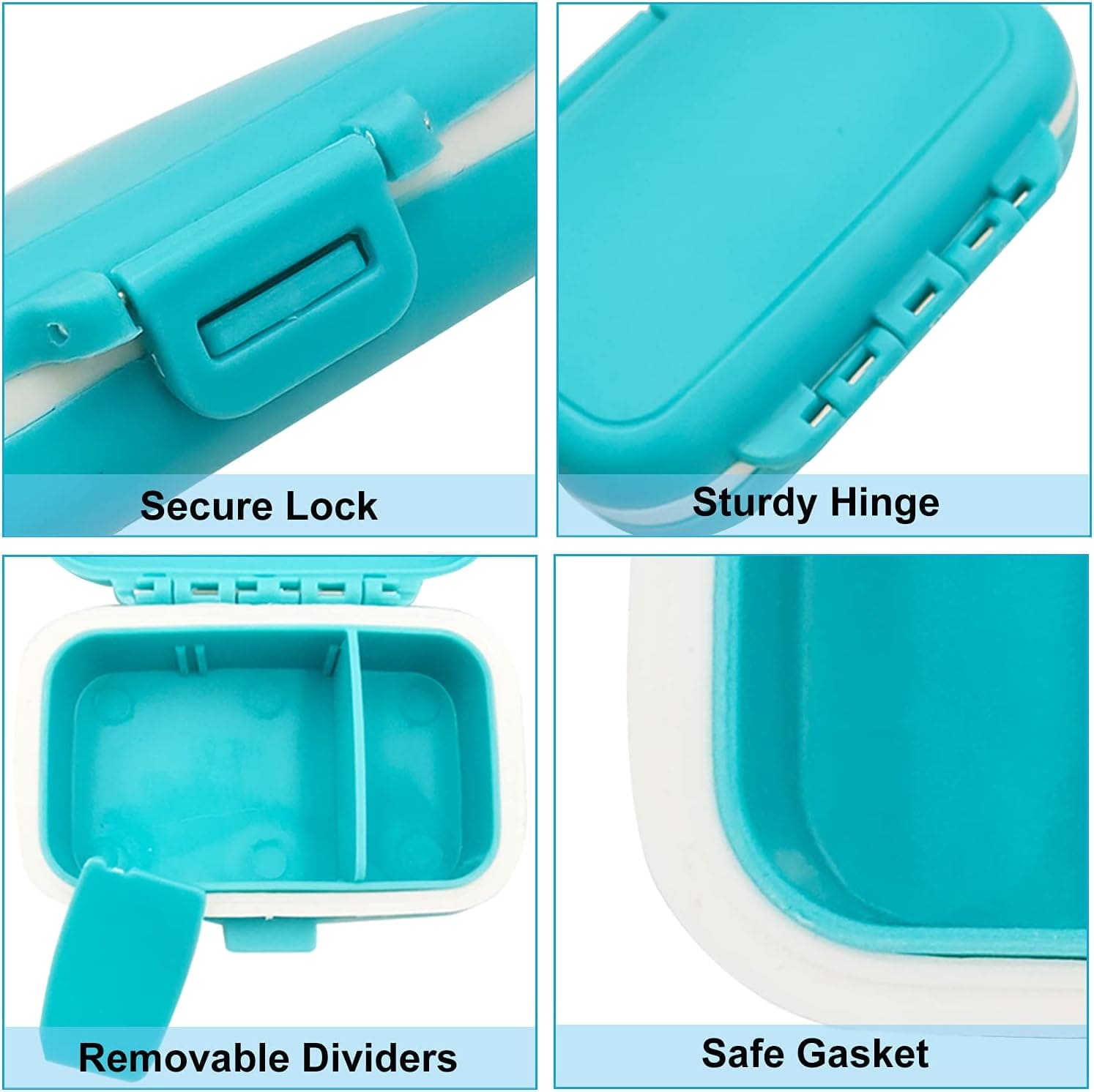 Mini Briefcase Pill Box, 3 Gird Pocket Pills Organizer, 7 Day Mini Weekly Medicine Box, Portable Tablet Medicine Dispenser, Handy Pill Box with 3 Removable Compartments, Portable Pill Box Supplement Box, Multipurpose Storage Case Mini Briefcase Pill Box, 3 Gird Pocket Pills Organizer, 7 Day Mini Weekly Medicine Box, Portable Tablet Medicine Dispenser, Handy Pill Box with 3 Removable Compartments, Portable Pill Box Supplement Box, Multipurpose Storage Case